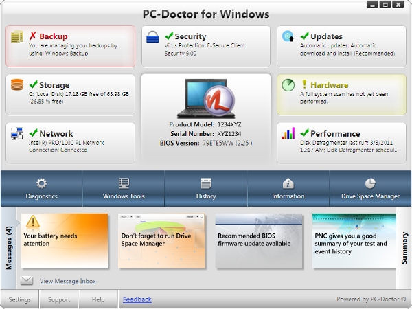 Pc doctor toolbox for windows
